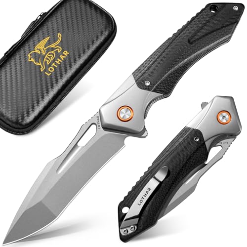 LOTHAR Lich King Folding Pocket Knife, Tactical Pocket Knife for Men Women