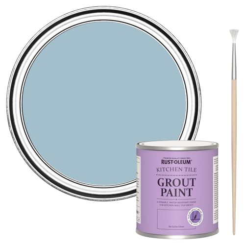 Rust-Oleum Stain-Resistant Blue Kitchen Tile Grout Paint -NANS BEST CHINA 250ml