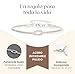 Imagen de SOFIA FERRER Pulsera Mamá de Acero Inoxidable con Tarjeta Dedicatoria para Dia de la Madre