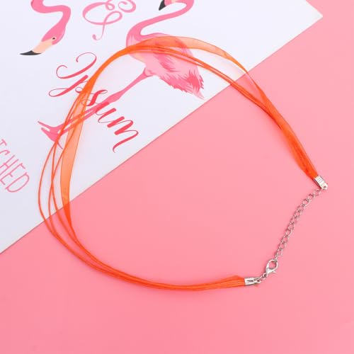 100 Cuerdas de Cera para Joyería con Cierre Ajustable de Langosta para Collares 6