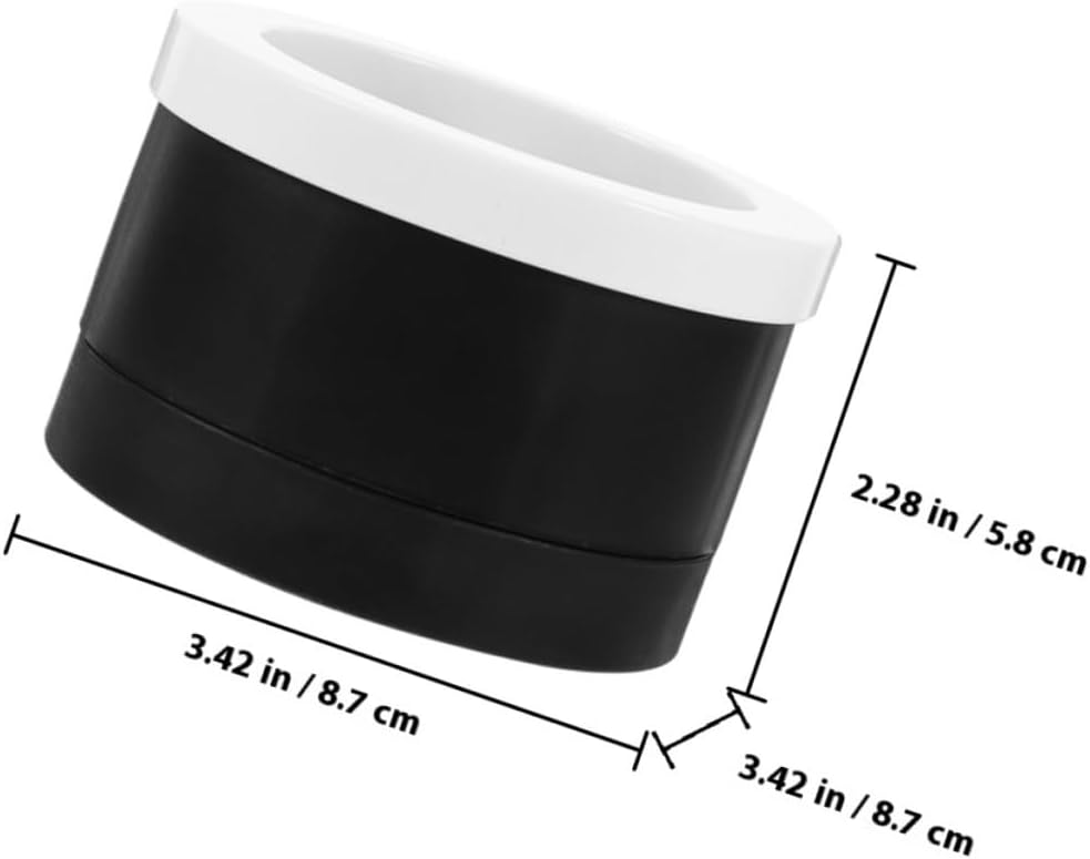 Kichvoe 8pcs Black Furniture Heightening Feet Pads Non-Slip Chair and Sofa Leg Covers for Washing Machine and Table Furniture Risers with 5.5cm Elevation Suitable for Hardwood Floors