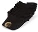 TOP HEADWEAR Blank Adjustable Visors - 12-Pack - Black