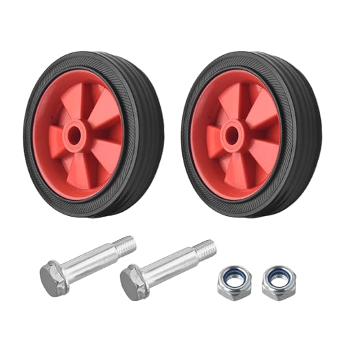 Cloudpower Lot de 2 roues de rechange pour compresseur d'air, faciles à installer, polyvalentes Roues de Compresseur d'Air, absorbantes, antidérapantes,...