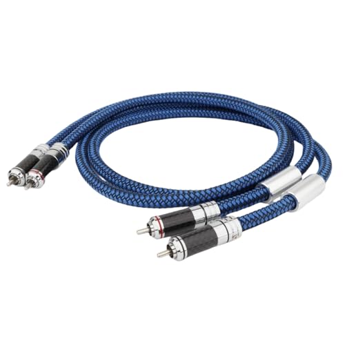 Câble 2RCA à 2RCA Whltzf 4CORE en argent pour ampli - 6