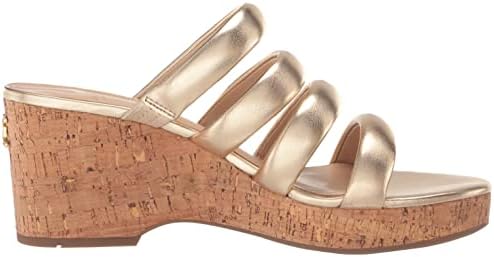 Sam Edelman Women's Yuki Wedge Sandal, Gold Leaf, 8 | Image 5
