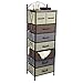Household Essentials Victorian Style 8-Drawer Tower Storage Organizer Unit, Multicolor