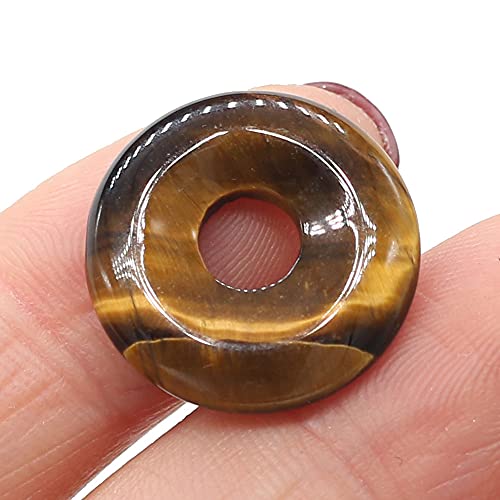 Colgantes de piedra natural con hebilla fija para evitar pérdidas en tus collares y llaveros 6