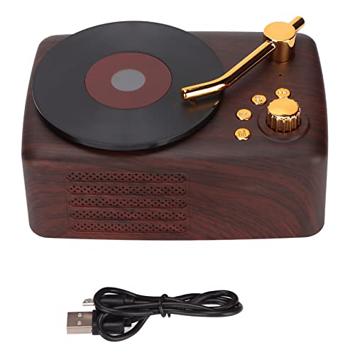 Deror Haut-Parleur Bluetooth Stéréo USB Charge Rétro Tourne-Disque Conception Mini Haut-Parleur sans Fil pour Voiture… - Les Beatles, Paul McCartney, John Lennon, RIngo Starr, George Harrison Deror Haut-Parleur Bluetooth Stéréo USB Charge Rétro Tourne-Disque Conception Mini Haut-Parleur sans Fil pour Voiture…