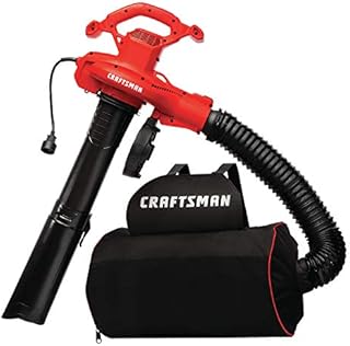 CRAFTSMAN Leaf Blower / Leaf Vacuum & Mulcher, 12-Amp, Corded (CMEBL7000)