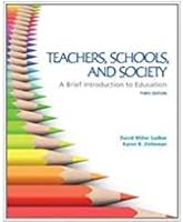 TEACHERS,SCHOOLS,+SOCIETY (TEX 0077411161 Book Cover