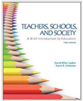 Paperback TEACHERS,SCHOOLS,+SOCIETY (TEX Book