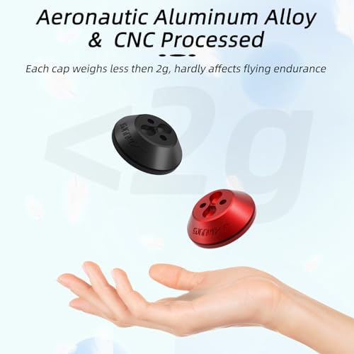 Avata 2 Motor Cover Cap for DJI Avata 2 Drone Accessories, Dust-Proof Waterproof Aluminium Motor Protector Cap for DJI Avata 2 (Red)