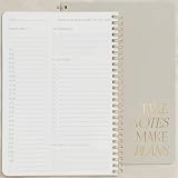 Beautiful Daily Planner And Notebook With Hourly Schedule - Aesthetic Spiral To do List Notepad to Easily Organize Your Work Tasks And Appointments - The Perfect Office Supplies For Women