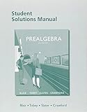 Student Solutions Manual for Prealgebra