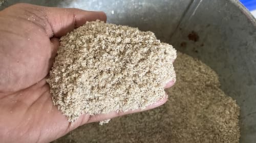 Image of WOODFRESS Wood Pressed Oil Cake Pellets, Cattle & Animal Feed, Plant Fertilizer, Food for Cow, Buffalo & Bulls (Coconut Oilcake Powder 5Kg)