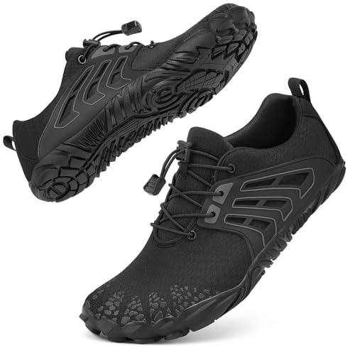 Image of ATHMILE Water Shoes for Women Men River Aqua Shoes Barefoot Sport Quick-Dry Adult Swim Shoes for Beach Lake Pool Hiking Surfing Kayaking Camping Size | Quick Dry Non-Slip Wide Toe Box Shoes for River Kayak Fishing Lake Cruise Vacation Outdoor Water Activities