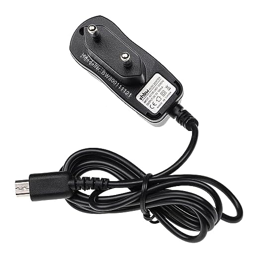 vhbw Laddningskabel kompatibel med Nintendo DS Lite NDSL – nätdel laddare kabel