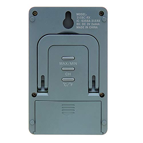 Thermor Bios Indoor/Outdoor Wireless Thermometer (Silver, 6-Inch X 6.25-Inch X 0.6-Inch) #TOP5