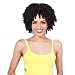 FASHION IDOL Spring Twist Braids Wig Curly Jamaican Bounce Jumpy African Bomb Twist Braids Wig Sythetic Short Natural Black Wig For Black Women (1B)