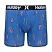Hurley Men's 5-Pack Boxer Briefs, Blue, Small