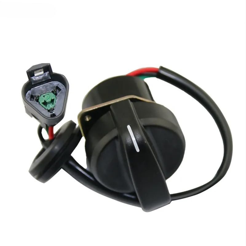 21N8-20901 21N8-20902 Throttle Knob Switch Dial for Hyundai R220-5 R130LC-7 R140-7 R210LC-7 R215LC-7 R220LC-7 R225LC-7 Excavator (Black)