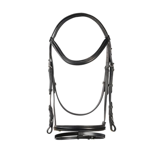 Cabezada Inglesa Vellquine Serenity – Cuero Premium y Diseño Anatómico | Elegancia y Comodidad para Doma Clásica y Salto (cob)