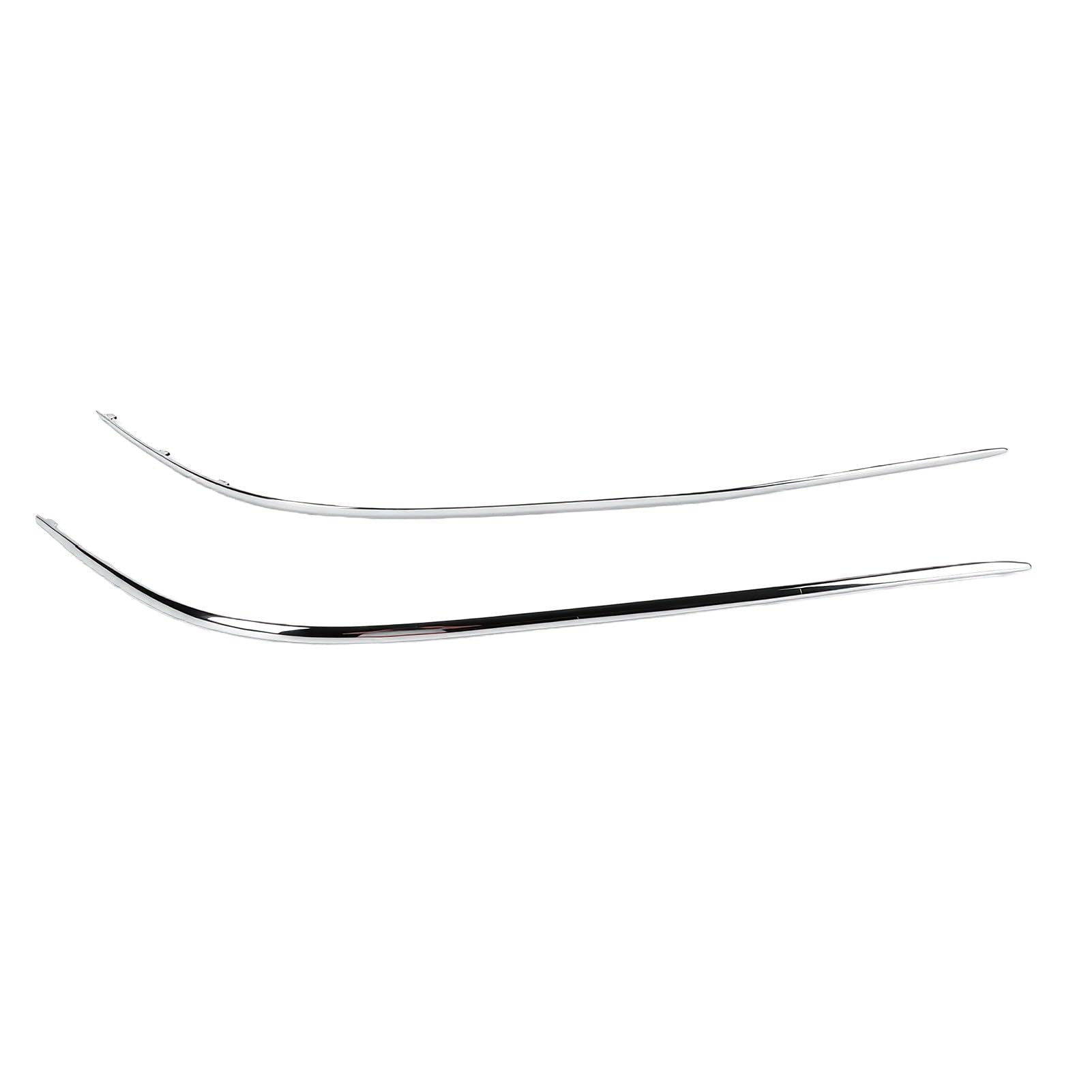 Modanatura Rivestimento Paraurti Anteriore per Restauratore Estetico Auto Classe CLK 2003-2006 2 Pezzi