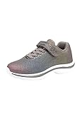  KangaROOS Unisex Kinder Kangashine Ev Ii Sneaker, Steel Grey Rainbow 2129, 33 EU