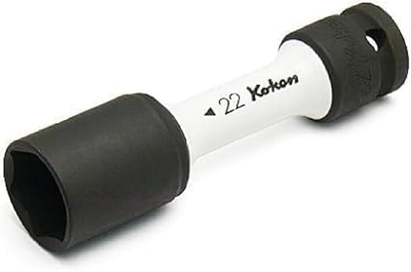 Soquete longo para porca de roda Ko-ken 14145PM.110-22, encaixe quadrado de 12,7 mm, 22 mm, parede extrafina, 110 mm