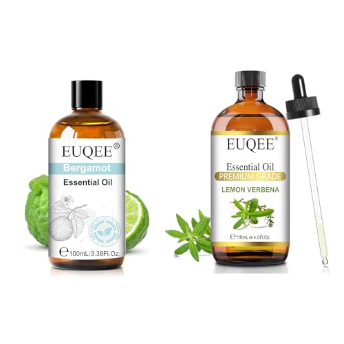 Aceite Esencial Bergamota 100ml y Verbena Limón 118ml