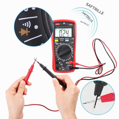 Multimeter UNI-T UT890D+ Effektivwert Voltmeter Amperemeter Ohmmeter AC/DC-Zählerstrom...