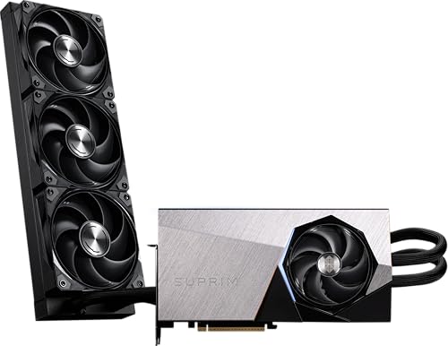 Image of MSI GeForce RTX 5090 32G SUPRIM Liquid SOC - 32GB GDDR7 (28Gbps /512-bit), PCIe 5, Boost: 2565MHz, Water Cooling, HDMI 2.1b, DisplayPort 2.1b