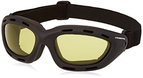 Crossfire 91353AF Element Safety Goggles Yellow Anti-fog Lens - Frame