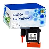 11 Ink Printhead C4810A C4811A C4812A C4813A Replacement for HP Designjet 500 510 800 100 110 70 9110 9120 9130 Printers,Black-1 Pack