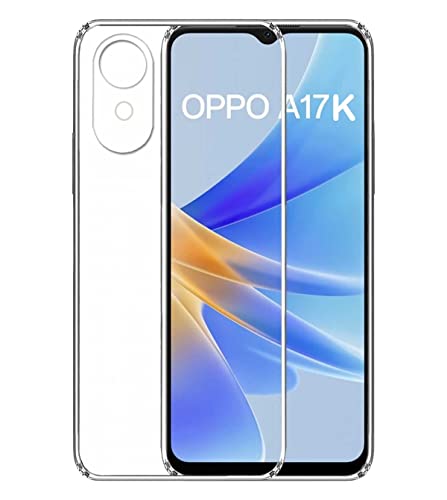 Image of COVERBLACK Rubber Back Cover for Oppo CPH2471 / A17K - Transparent