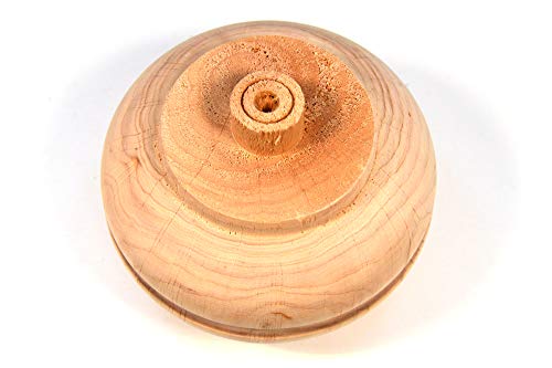 4xStück Holzmöbelfüße Holzbasis für Möbel & Schränke Durchmesser 120 mm Möbelfüße