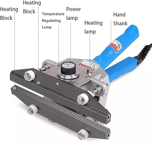 Alicates de sellado manual 550w con interruptor diferencial de seguridad 5