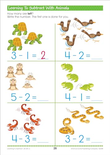 School Zone 02208 Math Readiness Workbook thumb #4