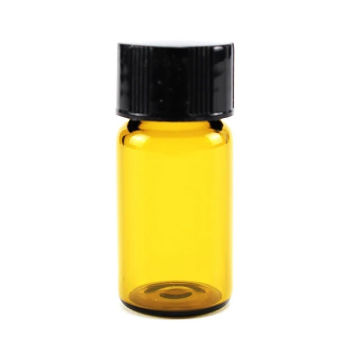 Laborglaswaren 3 ml bis 50 ml bernsteinfarbene, klare Glasprobenflaschen, braune Schrauböffnung, ätherische Flaschen, Laborfläschchen, Chemie-Glaswaren(3ml 100pcs)