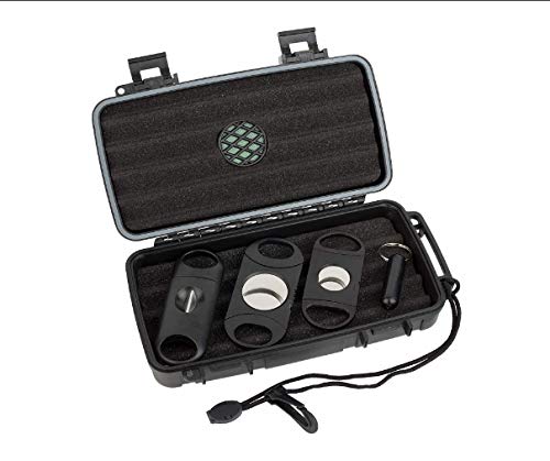 Santoll Cigar humidor case for 5 Big Cigars