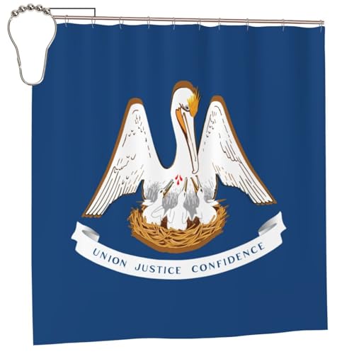 Rideau de douche de qualité supérieure en polyester lavable 183x183 cm