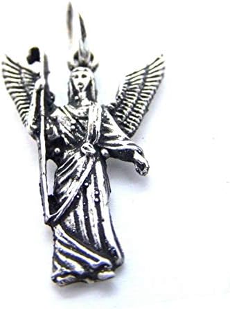 Colgante de arcángel Rafael (Arcangel Rafael) plata de ley 925