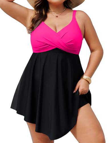 Hanna Nikole Plus Size One Piece Swimsuits for Mother...