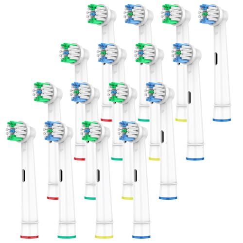 Cellena �����p�u���V�w�b�h 16�p�b�N Oral B Pro 1000�Ή� �D�����f�B�[�v�N���[�j���O���t�B�� Genius Smart Vitality�p