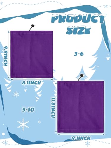 4 Pieces Kids Winter Neck Warmers Fleece Gaiter Windproof Cuellos Cover3