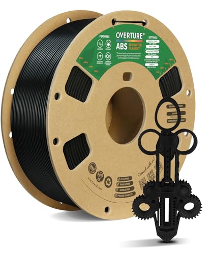 OVERTURE ABS Filament 1.75mm, High Strength & Heat-Resistant 3D...
