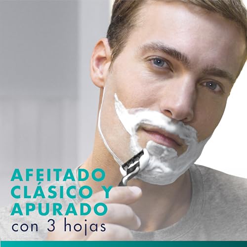 Miniatura 2 de Gillette Mach3 Base Pack de 15 Recambios Para Maquinillas De Afeitar Para Hombre, Cuchillas de Afeitar Con 3 Hojas y Banda Lubricante, Compatible Con Todos Los Mangos Mach3