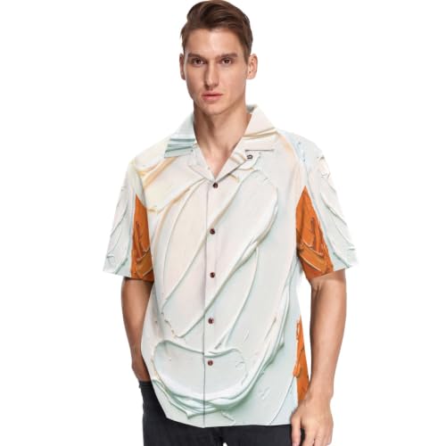 Chemise hawaïenne drapeau irlandais GuoChe à manches courtes pour homme
