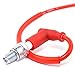 Easyboost Cappuccio Candela Rosso Alta Tensione Silicone di per Scooter Motocicletta Motosega Tosaerba Decespugliatore Vespa Bw’s Aerox Jog-R Derbi AM6 Malaguti F10 F12 Zip Typhoon