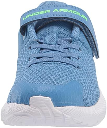 Under Armour Girl’s Pre-School Pursuit 2 AC BL Running Shoe, River (400)/White, 2.5 | Image 1